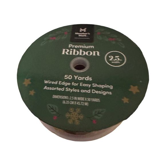 B14- Snowflake Ribbon - Picture 2 of 3